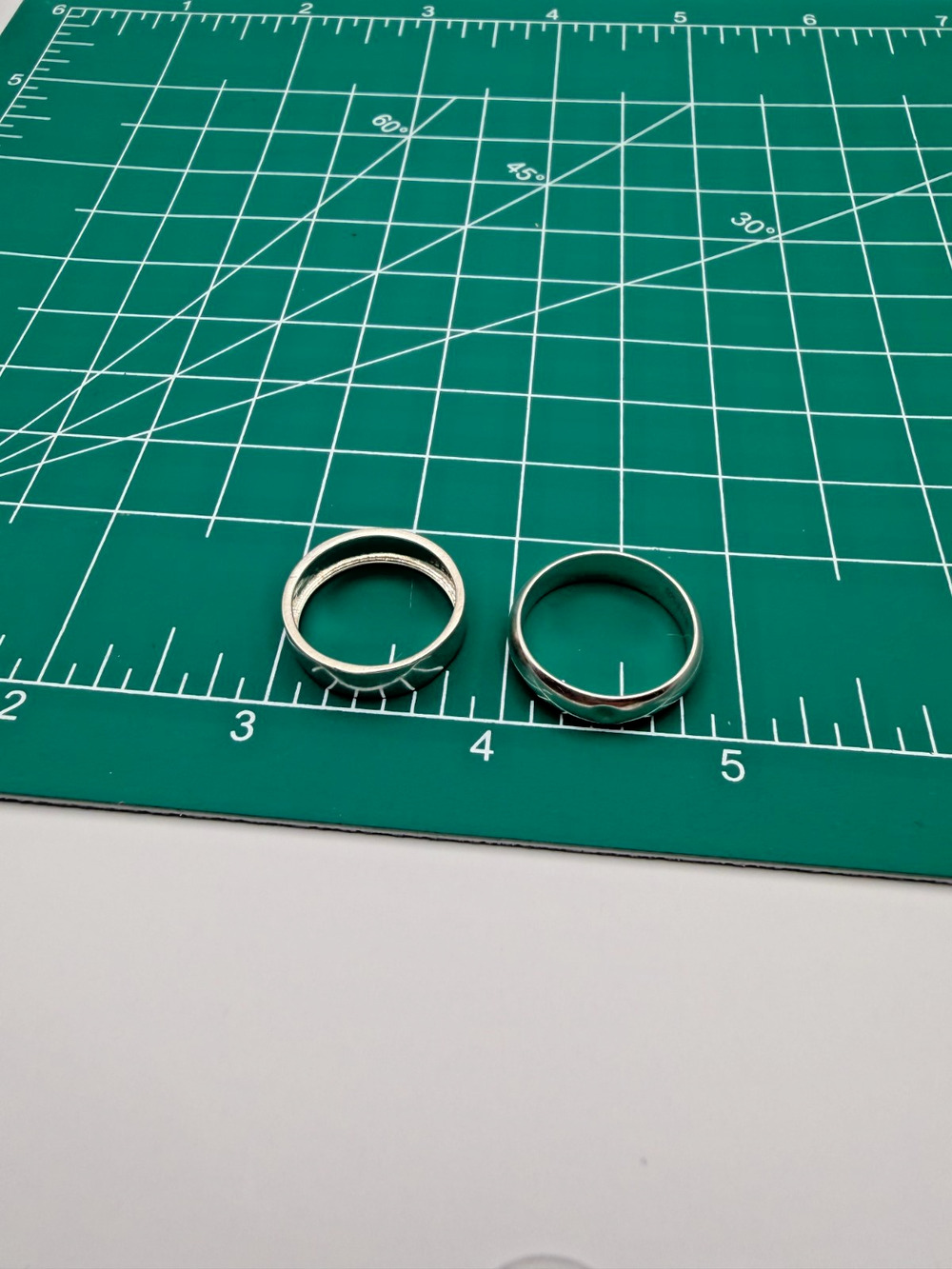 VTG IBB 925 Sterling Silver Ring Set Size 7 and Size 8 Stackable